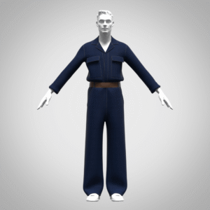 Mens jumpsuit 3d clothing Colorway A Custom View 1